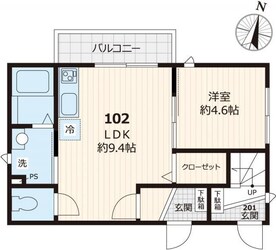 メゾンさくらの物件間取画像